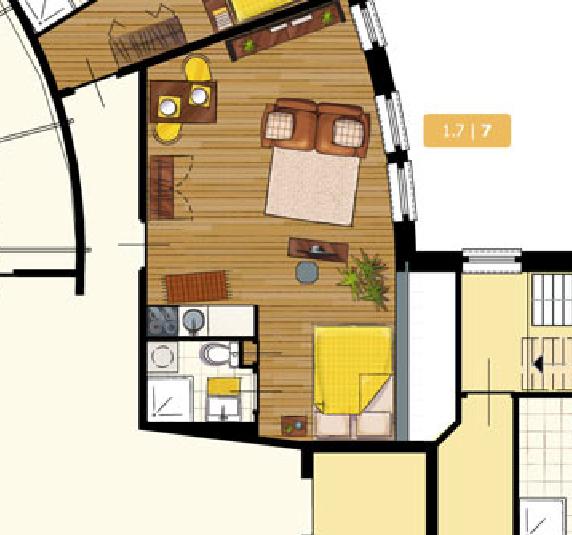 Bekijk for 1/10 van studio in Apeldoorn